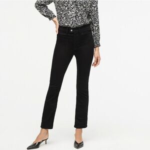 J. Crew Demi-boot crop trouser jean in‎ black women's size 29 career minimalist